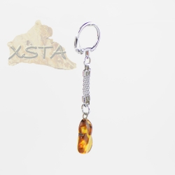Baltic amber keychain